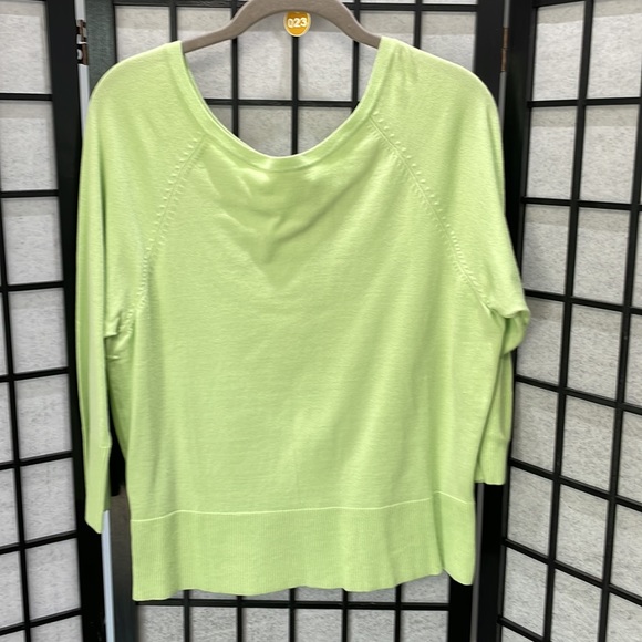 Lightweight Sweater By Jessica, Light Green, NWT  SZ 18 - Picture 5 of 9